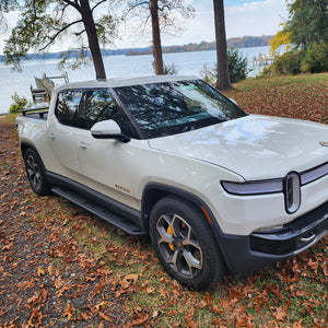 EVBASE RIVIAN R1T R1S Running Board Side Steps Nerf Bars Rivian Exterior Accessories