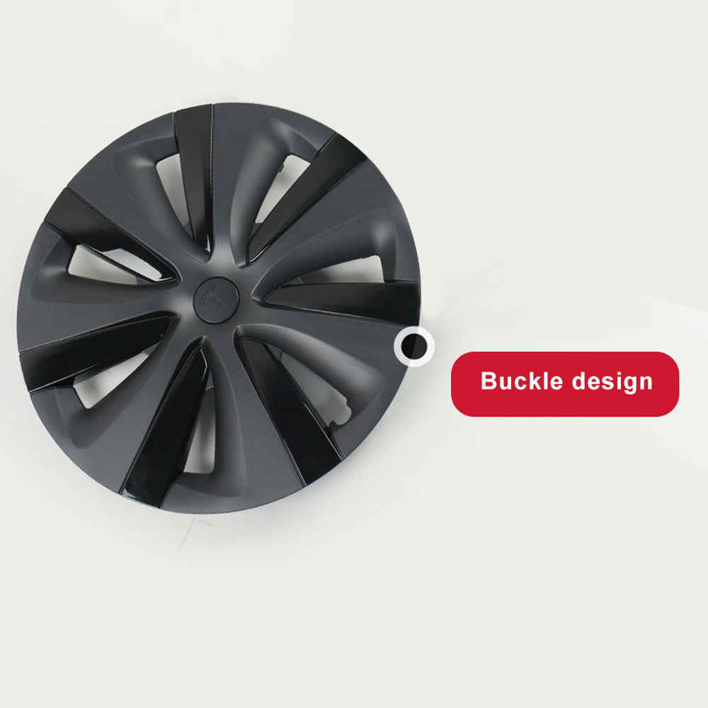 Model 3 Highland Wheel Covers 18inch Photon Wheel Caps Inspired by Model S Tempest Wheels for Tesla