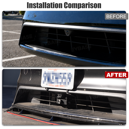 Model Y Juniper Performance Front License Plate Mount No Drill License Plate Holder Aluminum Alloy Bracket