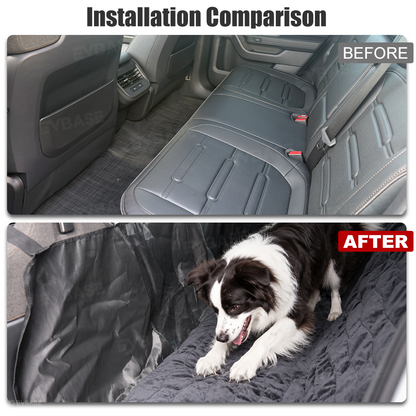 Pet Mat Liner Rear Seat Cargo Cover for Rvian R2 Waterproof Dog Seat Hammock with Mesh Window