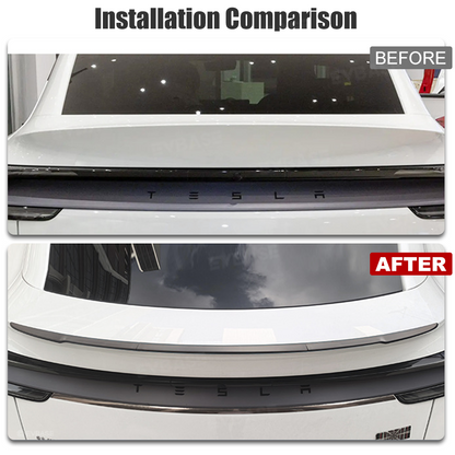 Model Y Juniper Rear Spoiler Wing ABS Aerodynamic Rear Trunk Lip Spoiler for Tesla