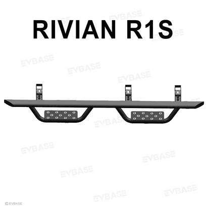 R1T/R1S Running Boards Nerf Bars Tubular Style Side Steps 2.0 for Rivian