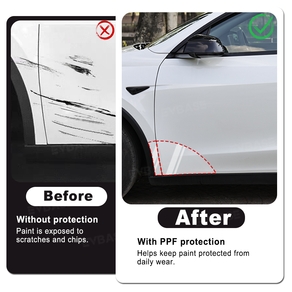 Model Y Juniper/ 3 Highland PPF Door Protection Film Paint Protection Kit
