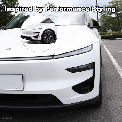 Model Y Juniper Front Bumper Side Trim Performance Style Front Bumper Fog Light Accent Trim Cover