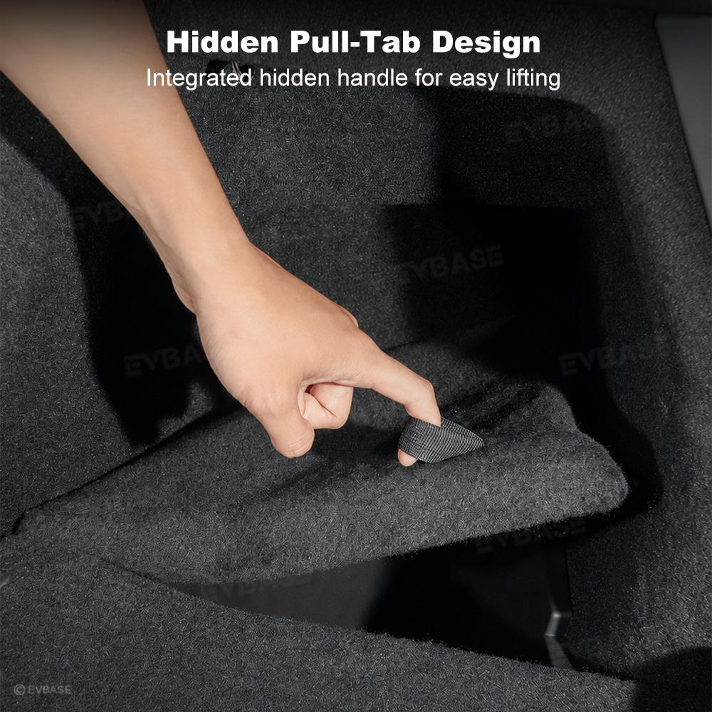 Model Y L Rear Trunk Storage Organizer Back Trunk Side Storage Bins Waterproof Interior Storage Boxes