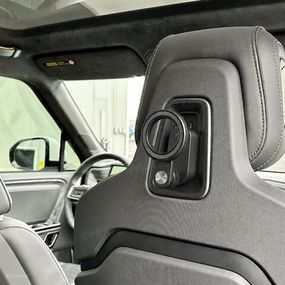 Back Seat Phone & Tablet Mount Anchor for Rivian R1T/ R1S/ R2 Magnetic Ball Mount Holder