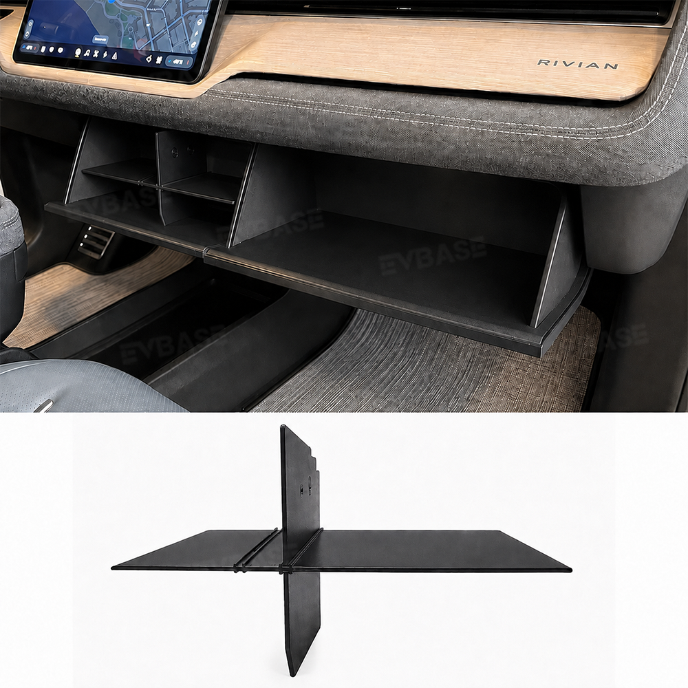 Glove Box Organizer Divider for Rivian R2 Center Console Organizer Storage Partition Insert