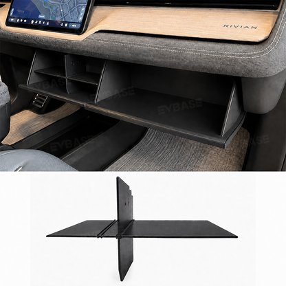 Glove Box Organizer Divider for Rivian R2 Center Console Organizer Storage Partition Insert