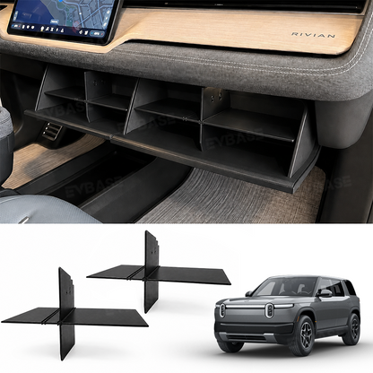 Glove Box Organizer Divider for Rivian R2 Center Console Organizer Storage Partition Insert