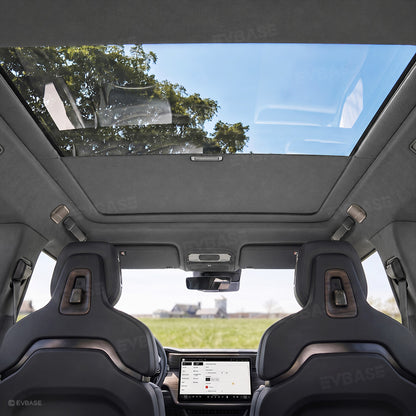 Retractable Roof Sunshade for Rivian R2 Glass Sunroof Shade UV Protection & Heat Insulation