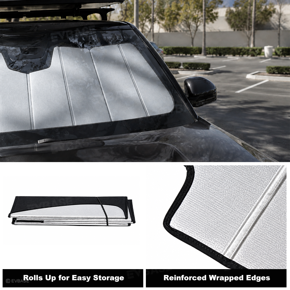 Windshield Sunshade for Rivian R2 OEM-Style Front Window Shade Heat Insulation & UV Protection