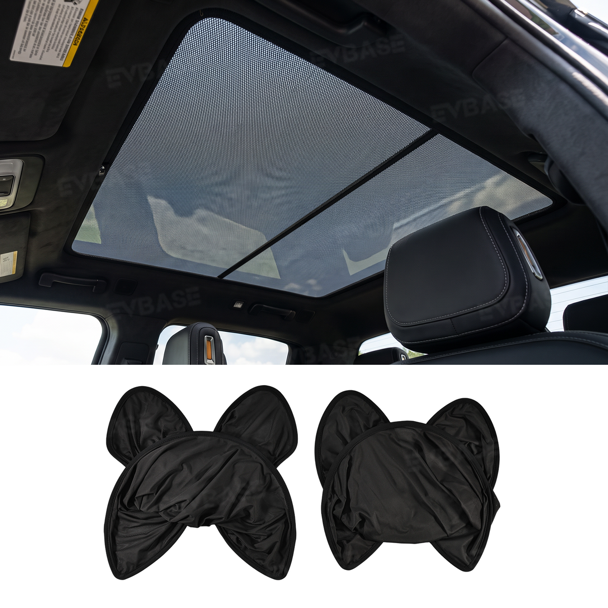 Panoramic Glass Roof Sunshade for Rivian R2 Sunroof Shade UV Protection & Heat Insulation