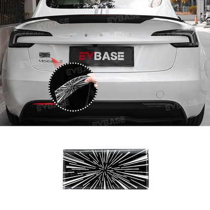 Highland Performance Ludicrous Badge Emblem Sticker Decal Rear Trunk Exterior Accessories For Tesla Model 3 Y X S Cybertruck