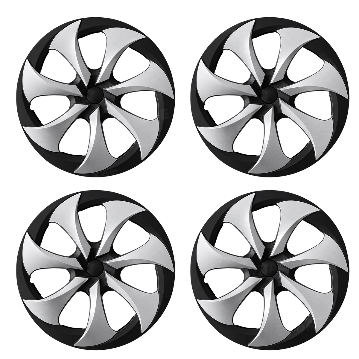 Model Y Juniper Standard 18inch Wheel Covers Turbine Blade Style Hubcaps 4PCS