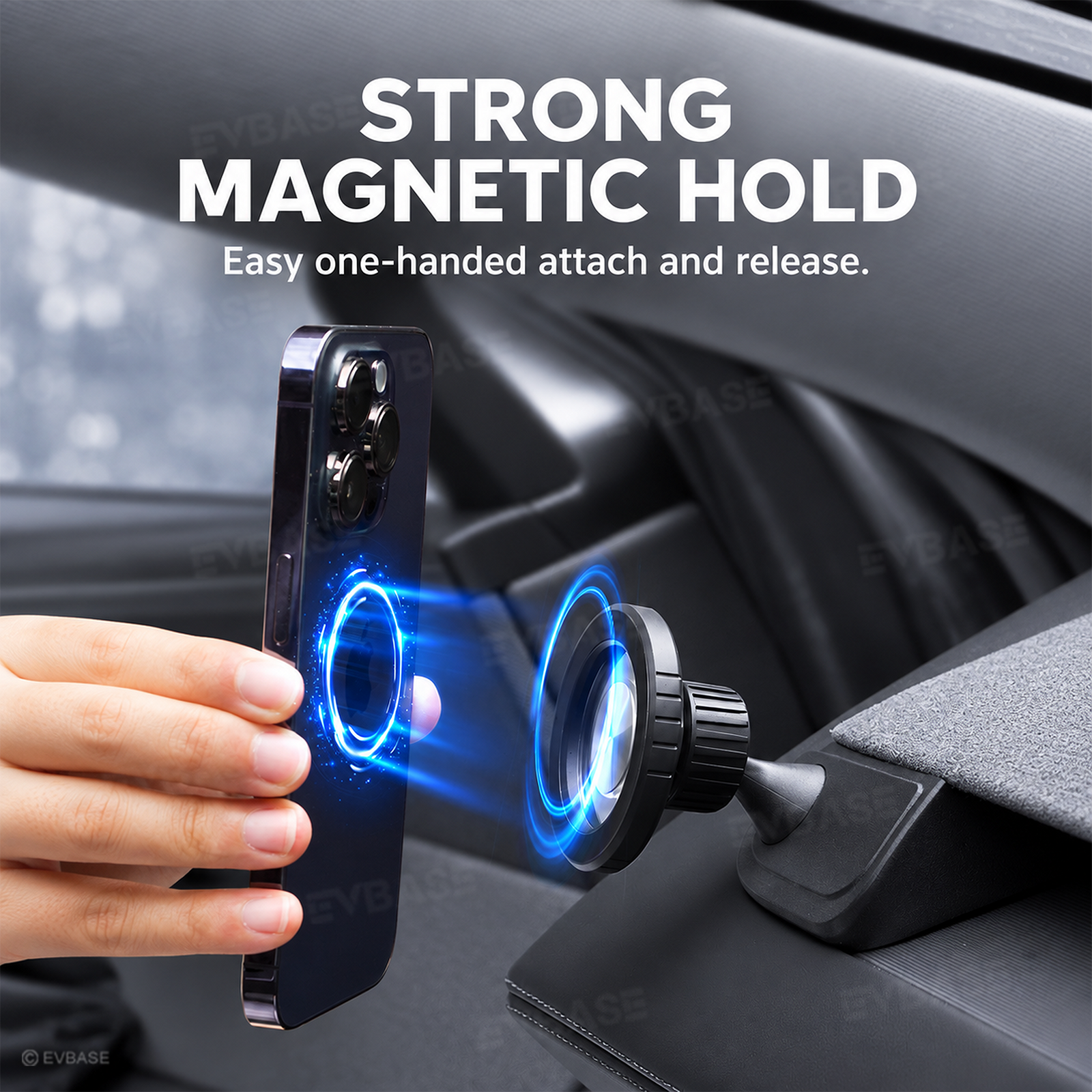 Model Y Juniper/ Y L/ 3 Highland A-Pillar Magnetic Phone Mount Dashboard Side Phone Holder