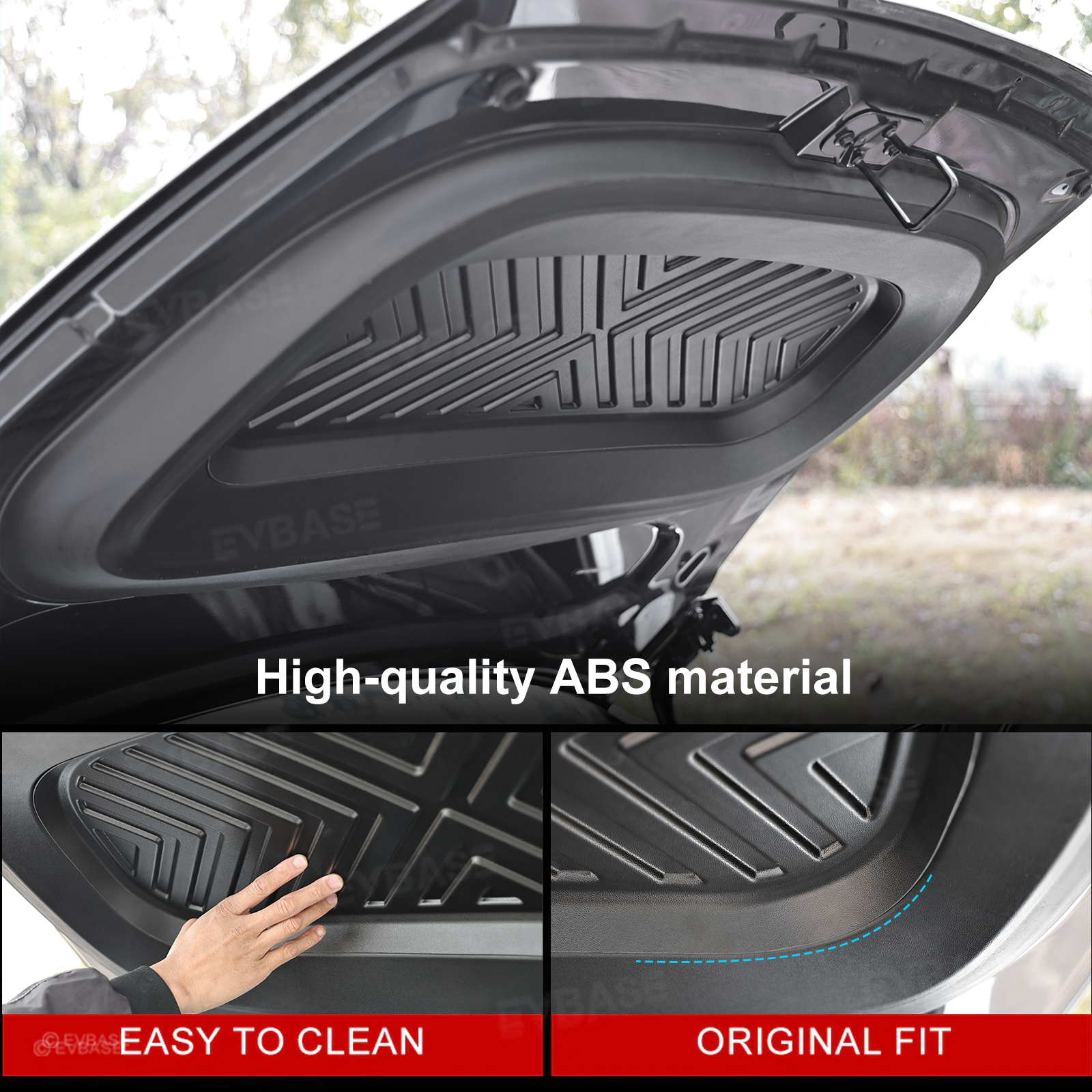 Model Y Juniper Frunk Hood Insulation Pad Frunk Lid Soundproof Protective Mat for Tesla