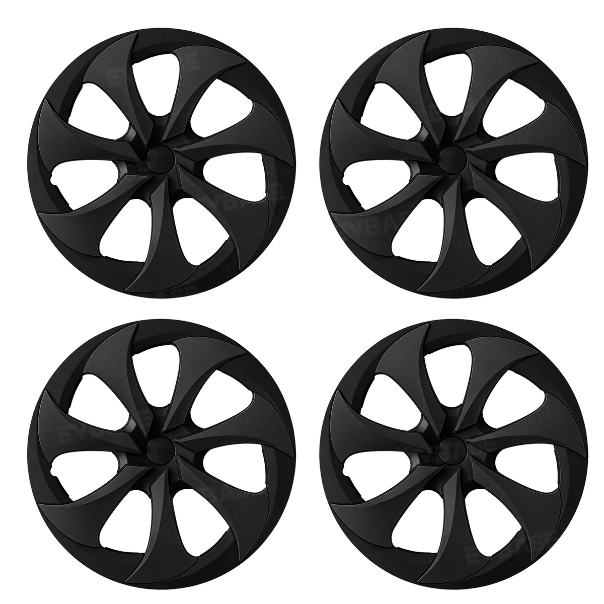 Model Y Juniper Standard 18inch Wheel Covers Turbine Blade Style Hubcaps 4PCS