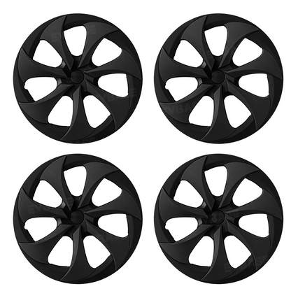 Model Y Juniper Standard 18inch Wheel Covers Turbine Blade Style Hubcaps 4PCS