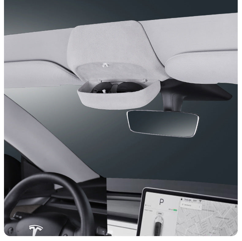 Tesla Model 3 Y Sunglasses Holder Sunglasses Storage Box Tesla Glasses