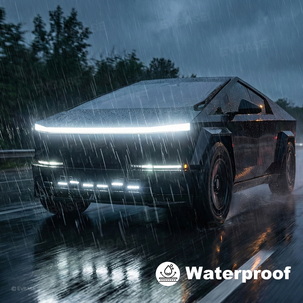 Cybertruck Front Grille LED Light Bar Tactical Lower Grille Auxiliary Lighting Upgrade