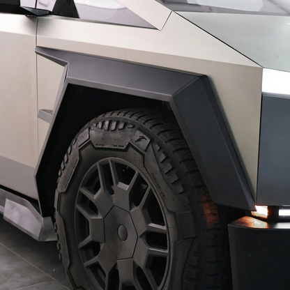 Cybertruck Body Kit Front Bumper Lip &  Fender Flares Cover & Rear Diffuser & Rear Spoiler for Tesla