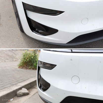 Model Y Juniper Front Bumper Side Trim Performance Style Front Bumper Fog Light Accent Trim Cover