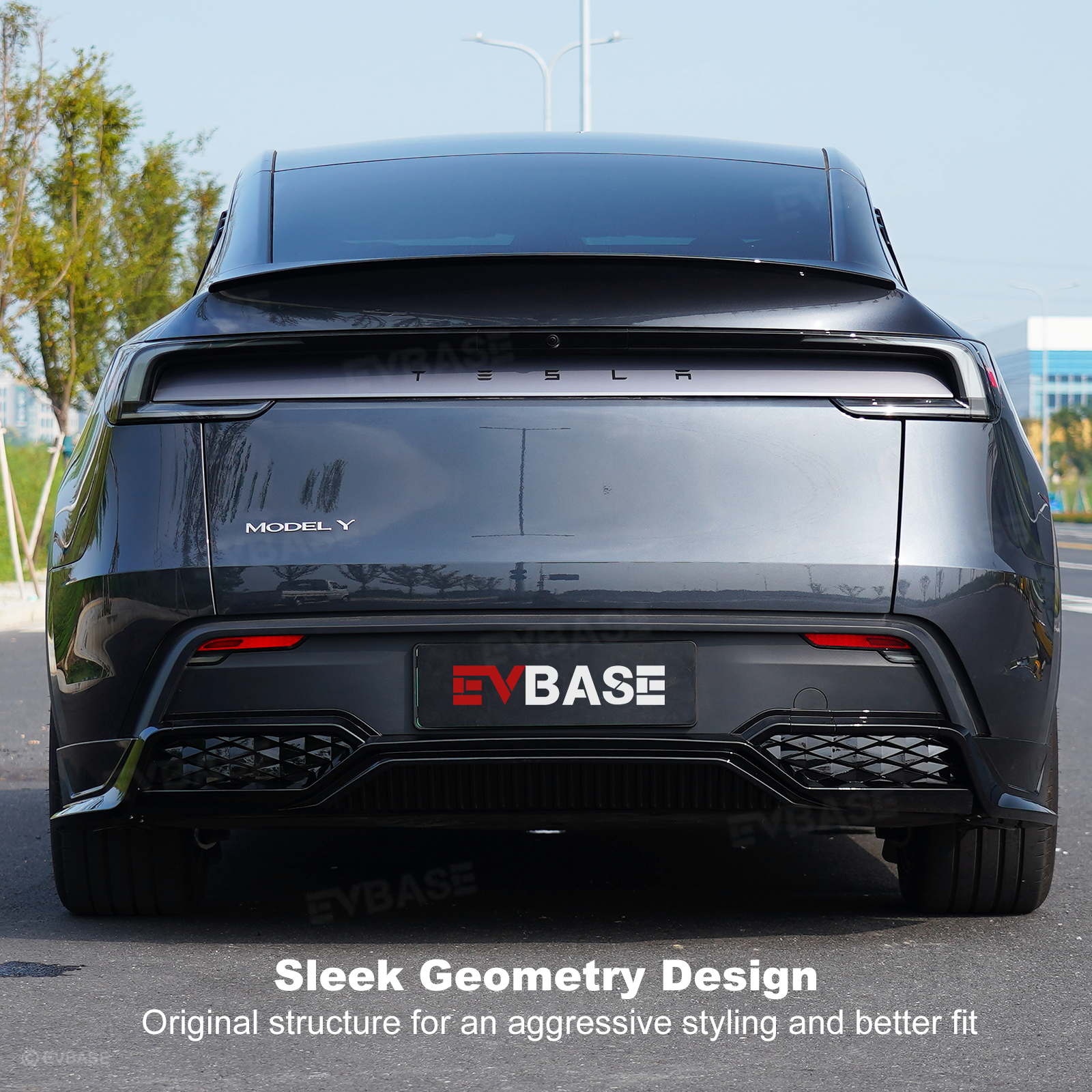 Model Y Juniper Body Kit Aggressive Aero Style Front Lip & Rear Diffuser & Side Skirts
