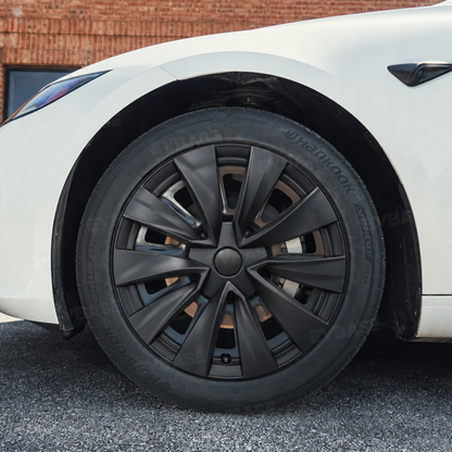 Model 3 Standard 18" Prismata Wheel Covers Multi-Spoke Style Hubcaps
