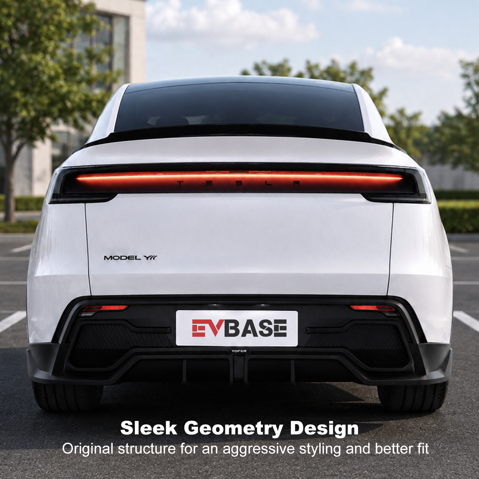 Model Y L Body Kit Full Aero Front Lip & Side Skirts & Rear Diffuser for Tesla