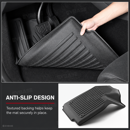 Model Y L All-Weather TPE Floor Mats & Trunk Mat Cargo Liner & Seat Back Protector & Rear Bumper Guard Set