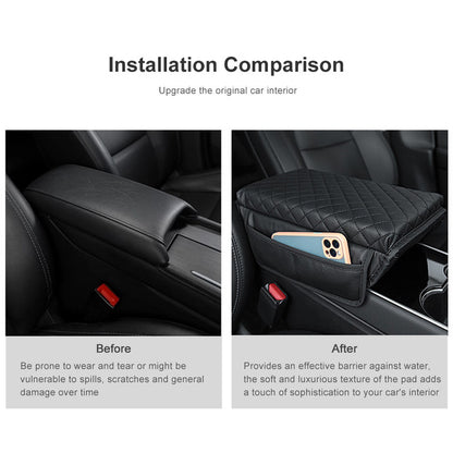 Model 3 Y Armrest Cushion Leather Waterproof for Tesla Armrest Box Pad Cover