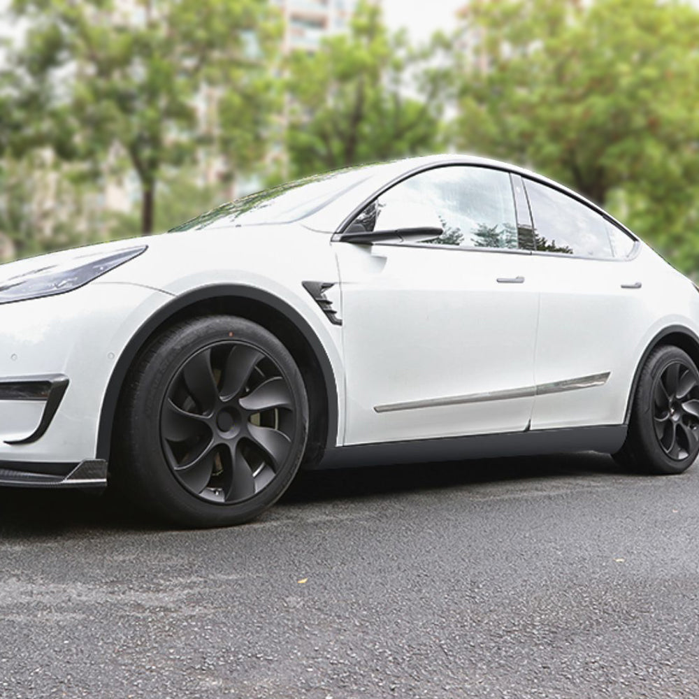 EVBASE Tesla Model Y Hubcap 19-inch Induction Wheel Covers Matte