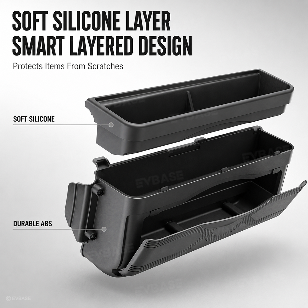 Model Y/ Y Juniper Dashboard Organizer Multifunctional Storage Box Sunglasses Phone Holder Glove Box Organized Accessories