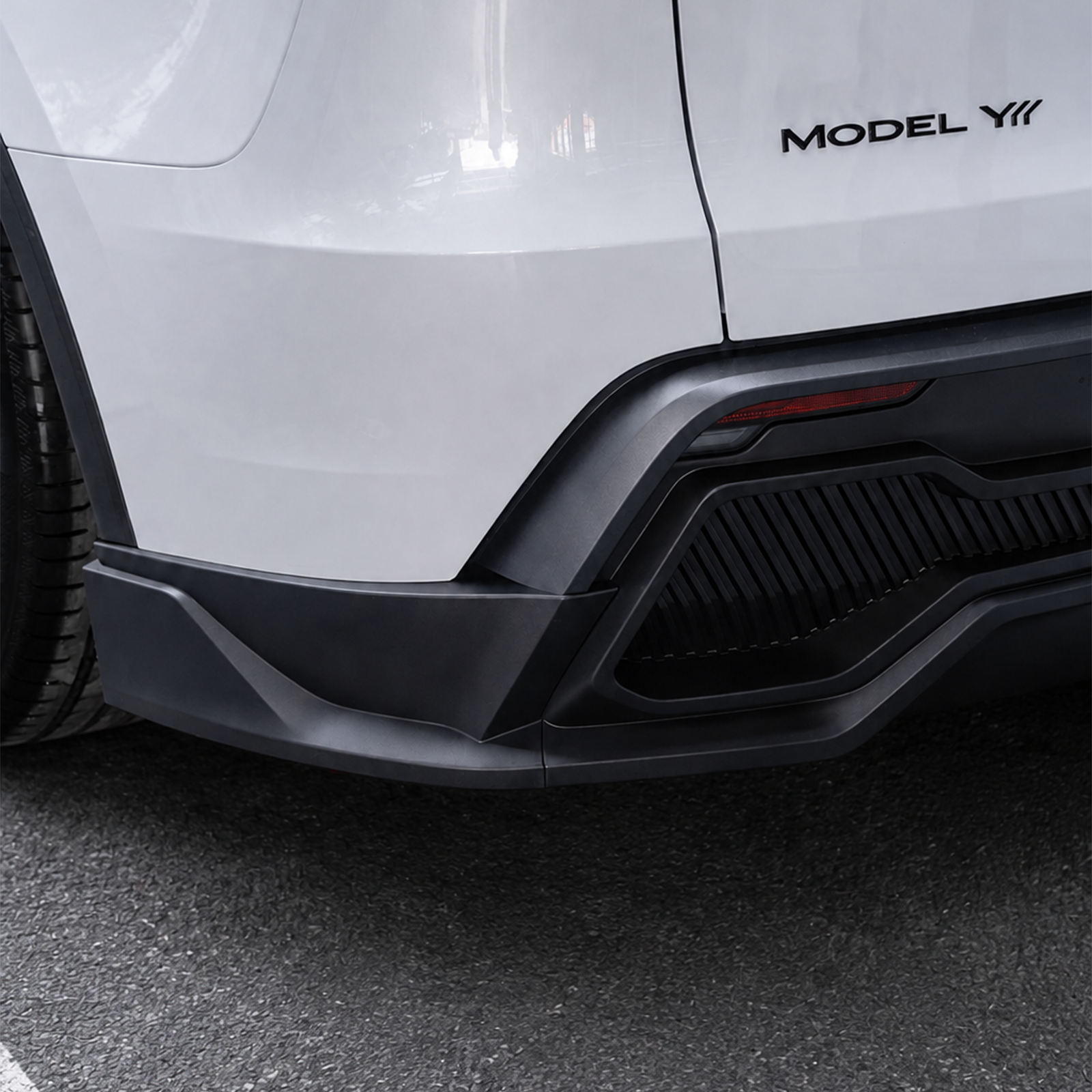 Model Y L Body Kit Full Aero Front Lip & Side Skirts & Rear Diffuser for Tesla