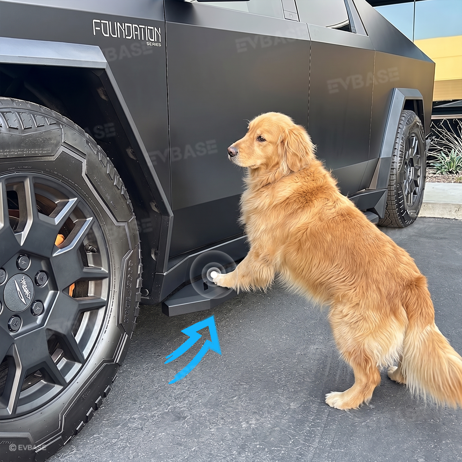 Cybertruck Running Boards Heavy-Duty Anti-Slip Side Steps Nerf Bars Exterior Brackets for Tesla