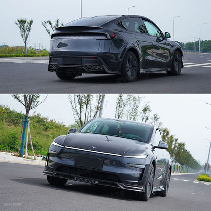 Model Y Juniper Body Kit Aggressive Aero Style Front Lip & Rear Diffuser & Side Skirts