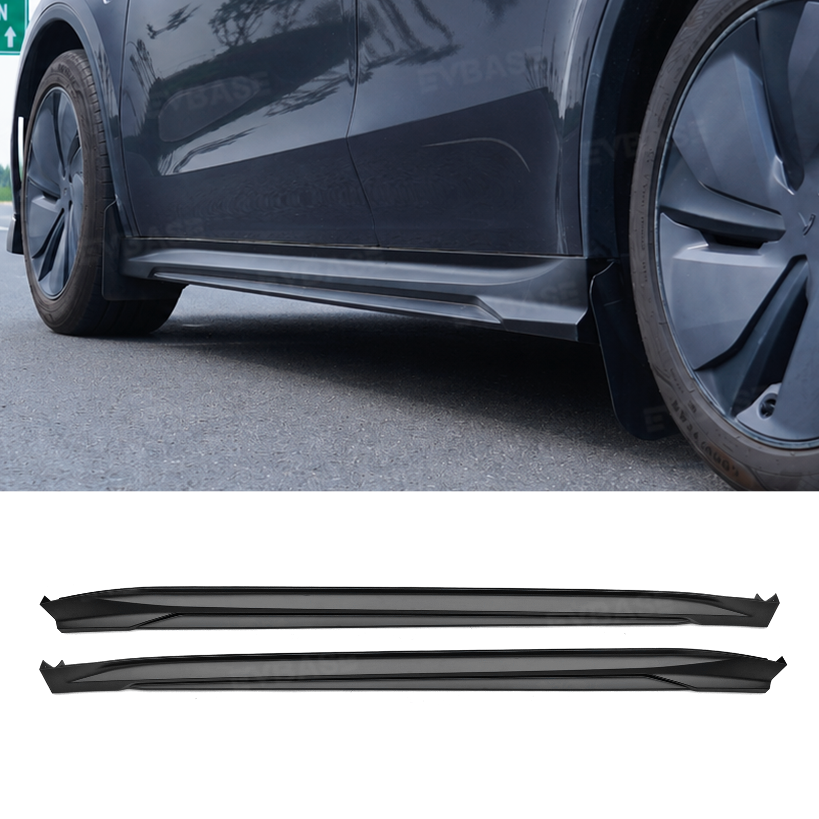 Model Y Juniper Body Kit Aggressive Aero Style Front Lip & Rear Diffuser & Side Skirts