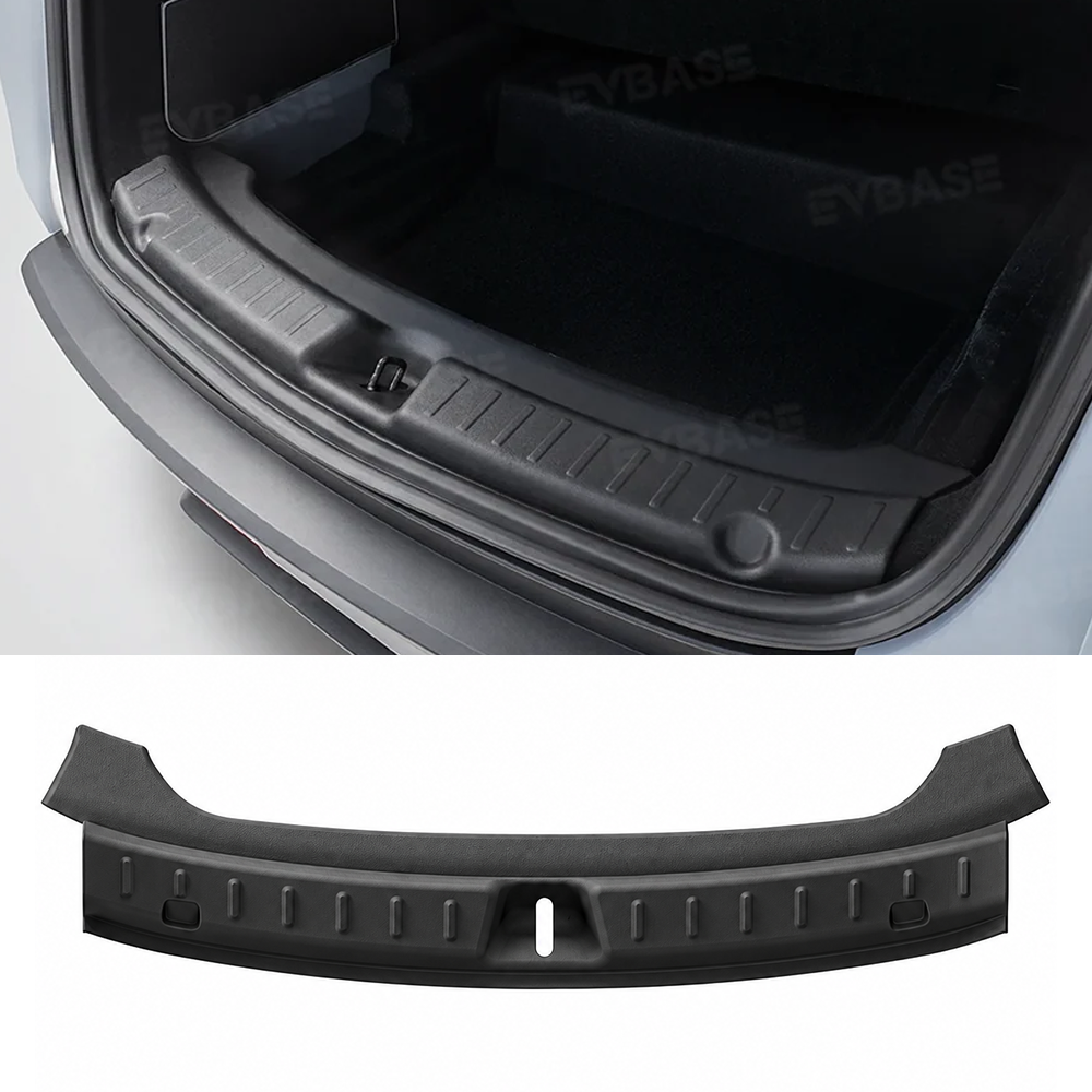 Model Y L All-Weather TPE Floor Mats & Trunk Mat Cargo Liner & Seat Back Protector & Rear Bumper Guard Set