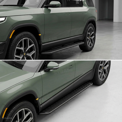 EVBASE Running Boards for Rivian R2 Side Steps Heavy-Duty Non-Slip Nerf Bars Exterior Off-Road Accessories