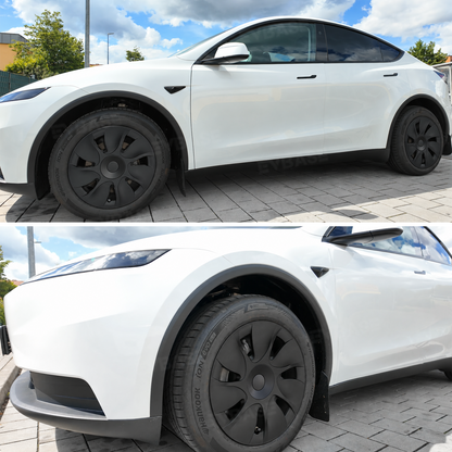Model Y Juniper Standard 18inch Wheel Covers Aperture Wheels Cyclone Style Hubcaps