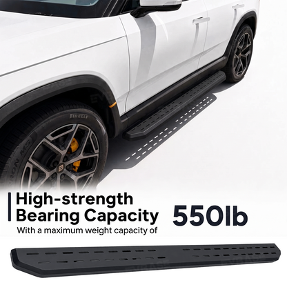 Running Boards 2.0 for Rivian R2 Heavy-Duty Off-Road Style Side Steps Nerf Bars