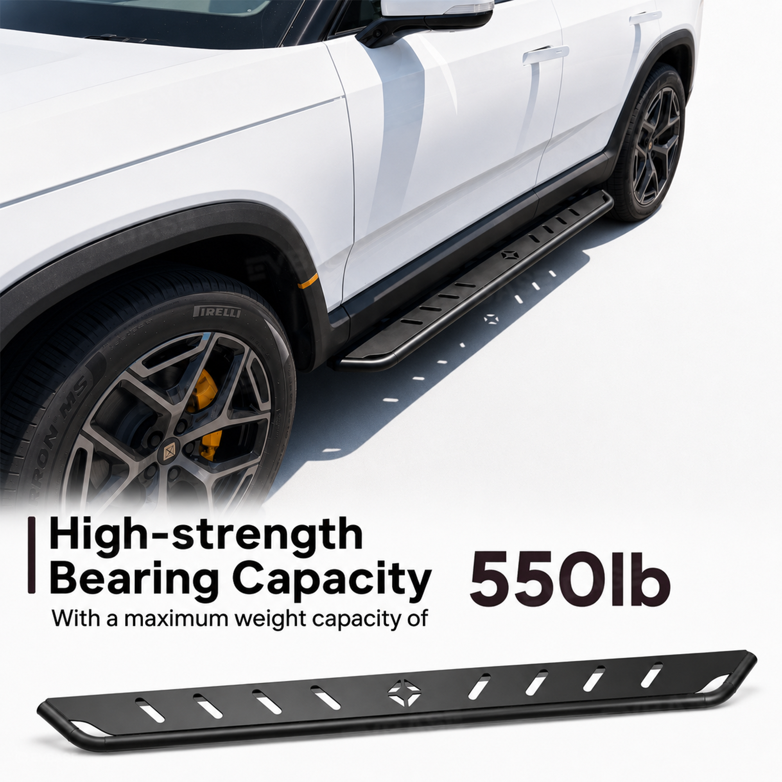 Running Boards for Rivian R2 Side Steps Heavy-Duty Non-Slip Nerf Bars Off-Road Accessories