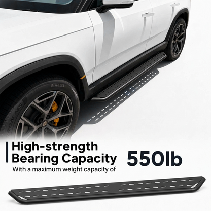 EVBASE Running Boards for Rivian R2 Side Steps Heavy-Duty Non-Slip Nerf Bars Exterior Off-Road Accessories