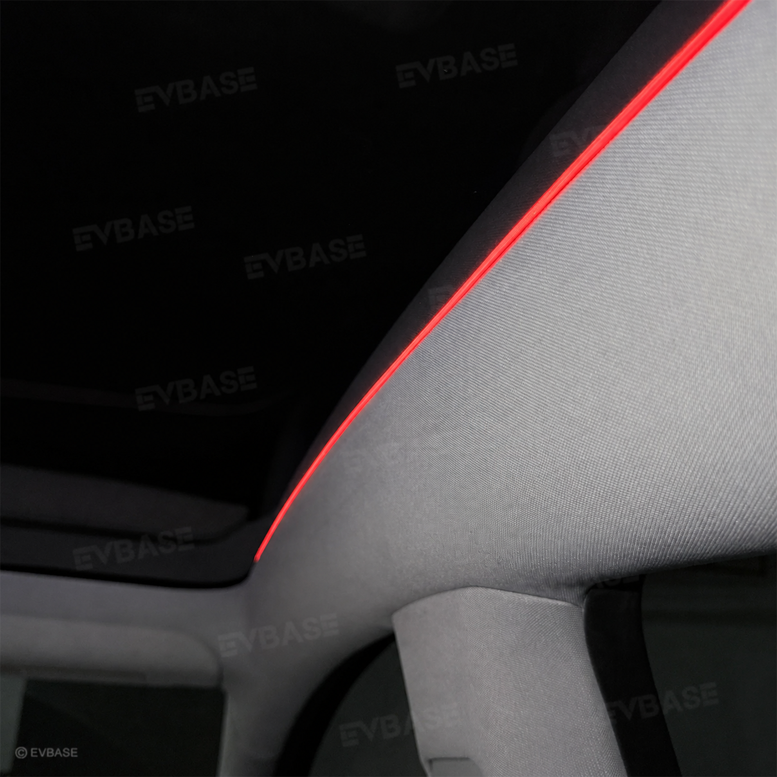 Model Y Juniper/ 3 Highland Roof Ambient Lighting 2.0 Sunroof Streamer Lights with Factory Screen Control