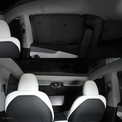 Model Y Juniper/ 3 Highland Front and Rear Windshield Shade Side Window Sunshade Foldable Sun Visor
