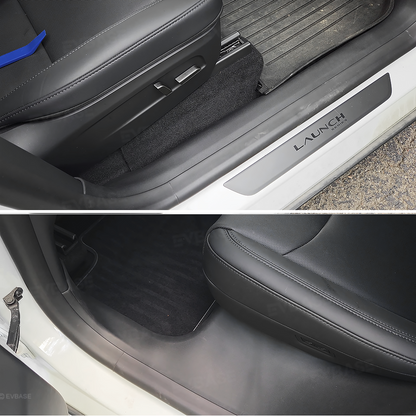 Model Y Juniper Front and Rear Door Sill Protectors Interior Door Protection Kit for Tesla