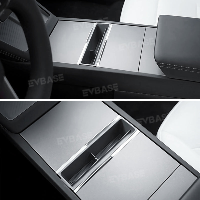 Model 3 Highland Center Console Organizer ABS Storage Box Tray Hidden Drawer for Tesla