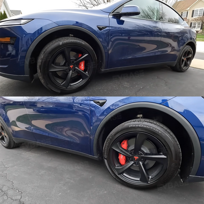 Model Y/ Y Juniper Silicone Brake Caliper Covers Caliper Protector Set Slip-On Fit & No Wheel Removal