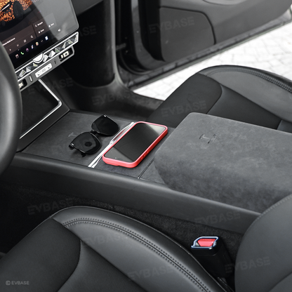 Model Y Juniper Alcantara Interior Trim Cover Kit Dashboard Air Vent Center Console Armrest Protection Overlay