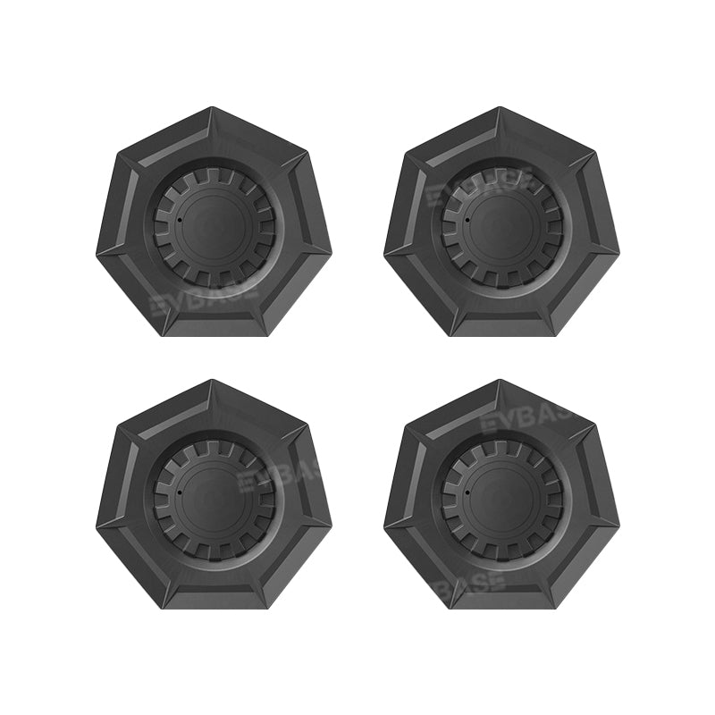 Upgrade Cybertruck Center Wheel Caps Heptagon Hub Covers Lug Nut Covers Tesla Accessories EVBASE